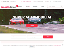Tablet Screenshot of laisvalaikiodovanos.lt